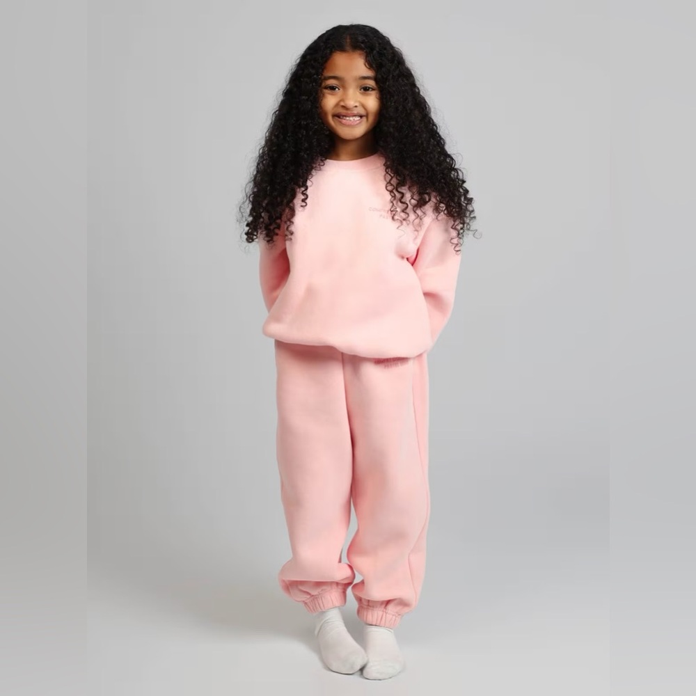 Kids pink bubblegum COMFRT sweatsuit